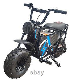 1000w Kids Electric Ride On Monkey Bike Blue