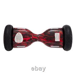 10'' Hoverboard Self Bluetooth Electric Scooter Flash 2Wheels Self Balance Board