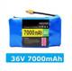 10s2p 36v 7ah Li-lon Rechargeable Battery For Electric Self-balancing Scooter