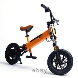 12 Kids Blue Balance Bike Brand New Upgraded Model Electric 200w 2024