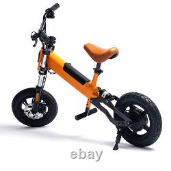 12 Kids Blue Balance Bike Brand New Upgraded Model Electric 200w 2024