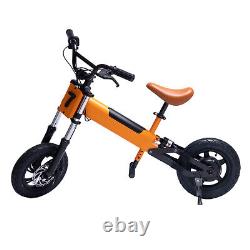 12 Kids Electric Bike Balance Bike 200W 3 Speed 4Ah Battery 5-12 Year Xmas Gift