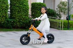 12 Kids Electric Bike Balance Bike 200W 3 Speed 4Ah Battery Xmas Gift