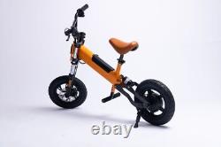 12 Kids Electric Bike Balance Bike 200W 3 Speed 4Ah Battery Xmas Gift