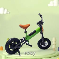 12 inch Kids Electric Balance Dirt Bike 200W- GRREN