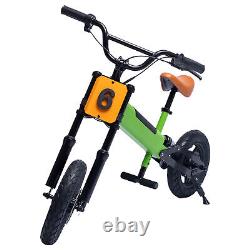 12 inch Kids Electric Balance Dirt Bike 200W- GRREN High Quanlity