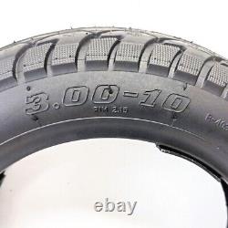 14X3.2/3.00-10 Tubeless Tire For Electric Bike Balanced Trolley Accessory Black