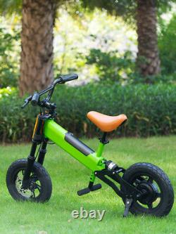 200W Kids Electric Balance Bike 24V Battery 3 Speed 12 inch Safe Speed Xmas Gift