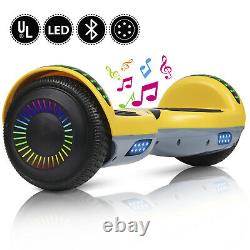 2020 Hoverboard 6.5 Electric Scooter LED Wheels Lights Self Balance Scooter UL