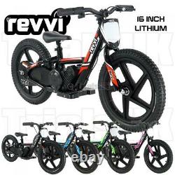 2021 REVVI 16 Inch Electric Balance Bike 24V Lithium Battery Power Offroad Bike