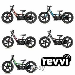 2021 REVVI 16 Inch Electric Balance Bike 24V Lithium Battery Power choice colour