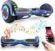 2022 Hover Board Blue Galaxy Electric Scooter Bluetooth 2wheel Led Balance Board