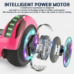 2022 Hover Board Blue Galaxy Electric Scooter Bluetooth 2Wheel LED Balance Board