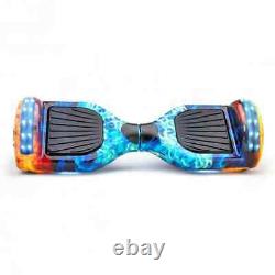 2022 Hover Board Galaxy Blue Electric Scooter Bluetooth 2LED Wheel Balance Board