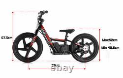 2022 REVVI 16 Inch Electric Kids Balance Bike 24V Lithium Battery Power Offroad