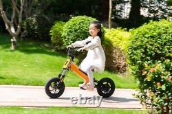 2023 12 Kids Electric Bike Balance Bike 200W 3 Speed 4Ah Battery UK