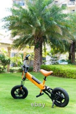 2023 12 Kids Electric Bike Balance Bike 200W 3 Speed 4Ah Battery UK