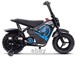 250w Kids Electric Ride On Monkey Bike Blue