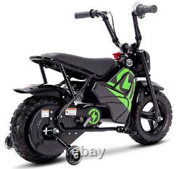 250w Kids Electric Ride On Monkey Bike Green