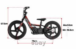 250w REVVI 16 Inch Electric Balance Bike 24V Lithium Battery Power Offroad Bike