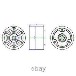 2X 8352 Brushless Sensored Wheel Motor for Electric Balancing Scooter2357