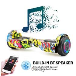 6.3'' Hoverboard Self Balancing Scooter Off Road Bluetooth Speaker Segway Kids
