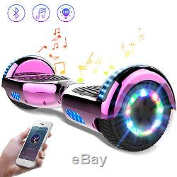 6.5Self Balancing Scooter LED Off Road Electric Scooter Hoverboard-Bluetooth