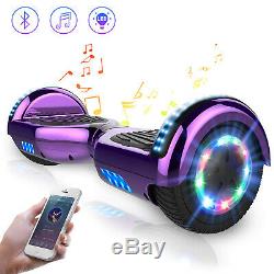 6.5Self Balancing Scooter LED Off Road Electric Scooter Hoverboard-Bluetooth