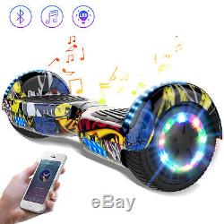 6.5Self Balancing Scooter LED Off Road Electric Scooter Hoverboard-Bluetooth