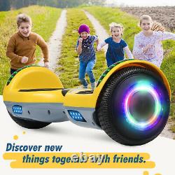 6.5'' 2 Wheels Hoverboard Self Balancing Electric Scooter +Bluetooth +LED Lights