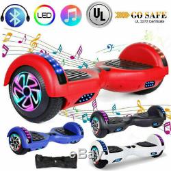 6.5 Bluetooth Hover Board 2 Wheels Electric Self Balancing Scooter Skateboard