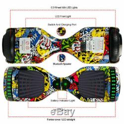 6.5 Bluetooth Hover Board 2 Wheels Electric Self Balancing Scooter Skateboard