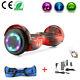 6.5 Bluetooth Hover Board Electric Led Self Balancing Scooter With Bag Remote Key