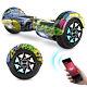 6.5'' Bluetooth Hoverboard Led Wheels Shelf Balance With Hoverkart Hiphop Yellow