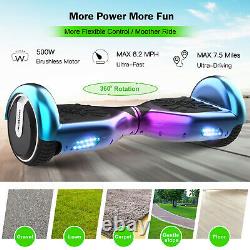 6.5'' Bluetooth Self Balancing Hover Board Electric Scooter Flash LED + UK Plug