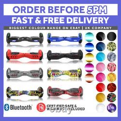 6.5 Bluetooth Self Balancing Scooter Electric Scooter LED Flash 2wheels APP+Bag