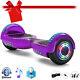 6.5'' Chrome Purple Hoverboard Electric Scooter Self-balancing Skateboard