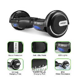 6.5 Electric Hoverboard Bluetooth Speaker LED Self Balancing Scooter Skateboard