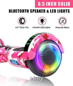 6.5 Electric Scooters Bluetooth Hoverboard Go Kart Hover Scooter Balance Boards