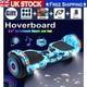 6.5 Electric Scooters Hoverboard Bluetooth Self Balance Lights Led Gift Gadgets