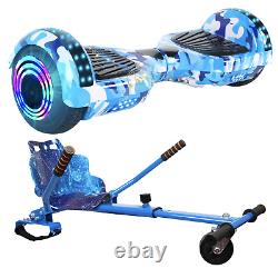 6.5 Electric Scooters Hoverboard HoverKart Bundle Bluetooth Self Balance Lights