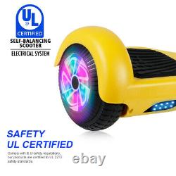 6.5 Electric Scooters Smart Balance Hoverboard Flash 2 Wheels LED Lights UL UK