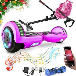 6.5 Electric Self Balance Scooter Bluetooth Hover Board Flash 2Wheels&Hoverkart