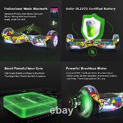 6.5 Electric Self Balance Scooter Hover Board Flash 2Wheels Bluetooth LED UK