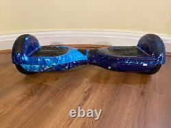 6.5 Galaxy blue Self Balance Hover Scooter Board Bundle & blue Hoverkart GoKart