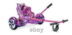 6.5 HoverBoard Self Balance Hover Scooter Board Bundle & Hoverkart Go Kart