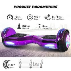 6.5 Hoverboard Bluetooth Electric Scooter Self Balance Scooter Flash Wheels