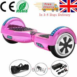 6.5 Hoverboard Bluetooth Electric Scooters LED Self-Balancing Scooter+Key+Bag