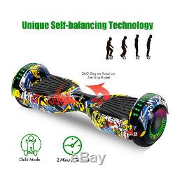 6.5 Hoverboard Bluetooth Electric Self-Balancing Scooter Board +LED Light