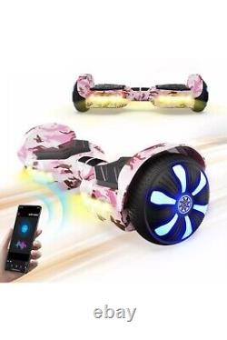 6.5 Hoverboard Bluetooth Electric Self-Balancing Scooters for Kids LED 2 Wheels